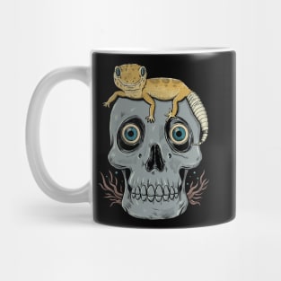 Gecko Skull Mug